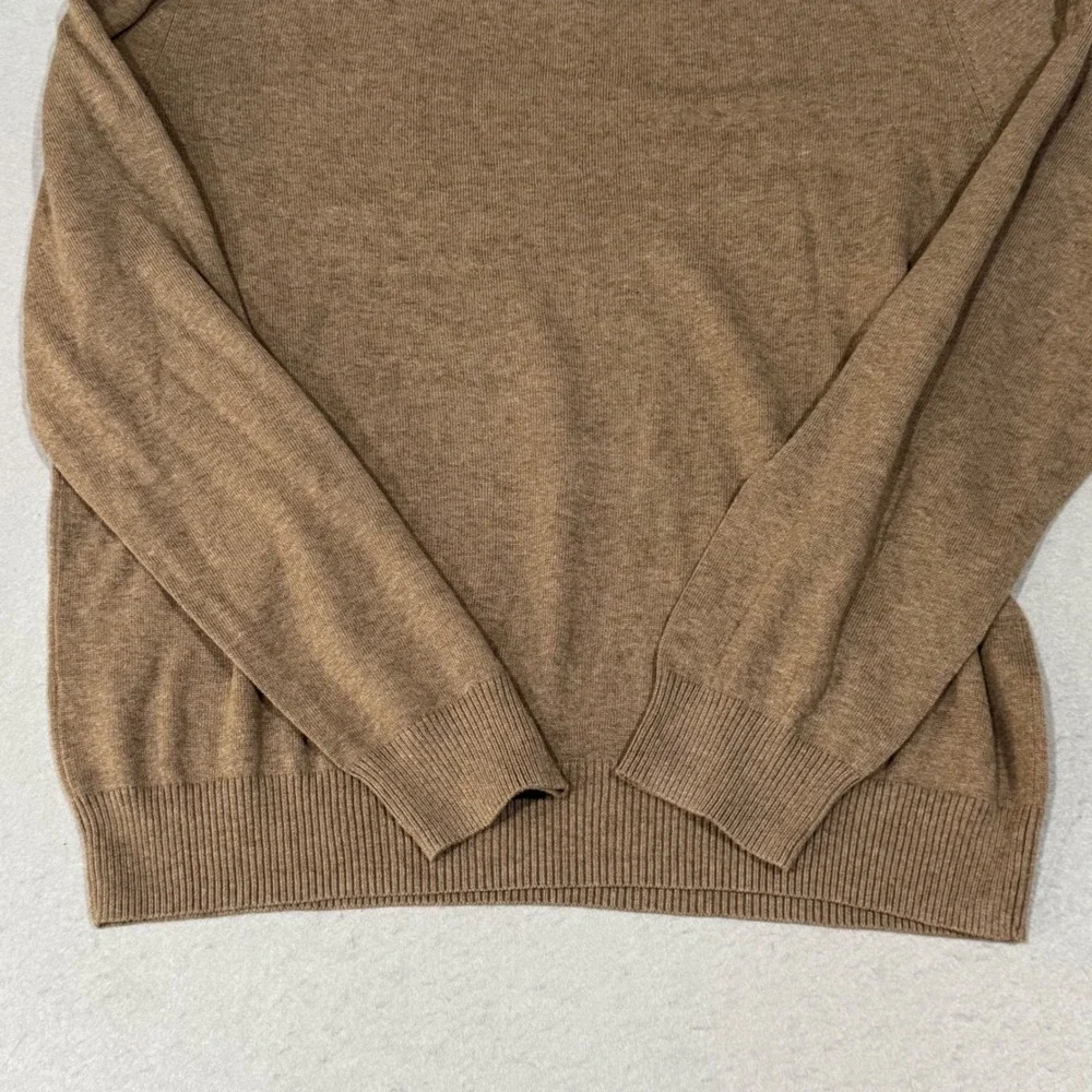 Jos. A. Bank Sweater Mens XXL Tan Traveler V-Neck 100% Pima Cotton J035874 NWT